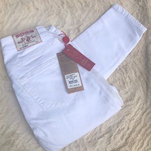 NWT True Religion curvy skinny Moto jeans